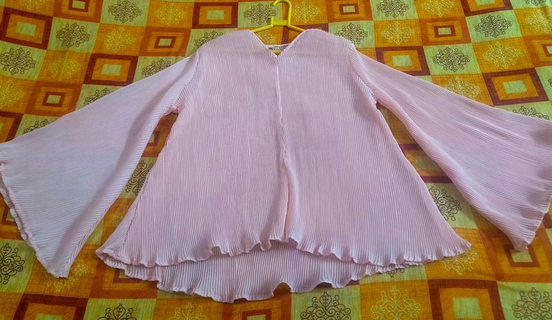 babypink Floral Tops Tunic..