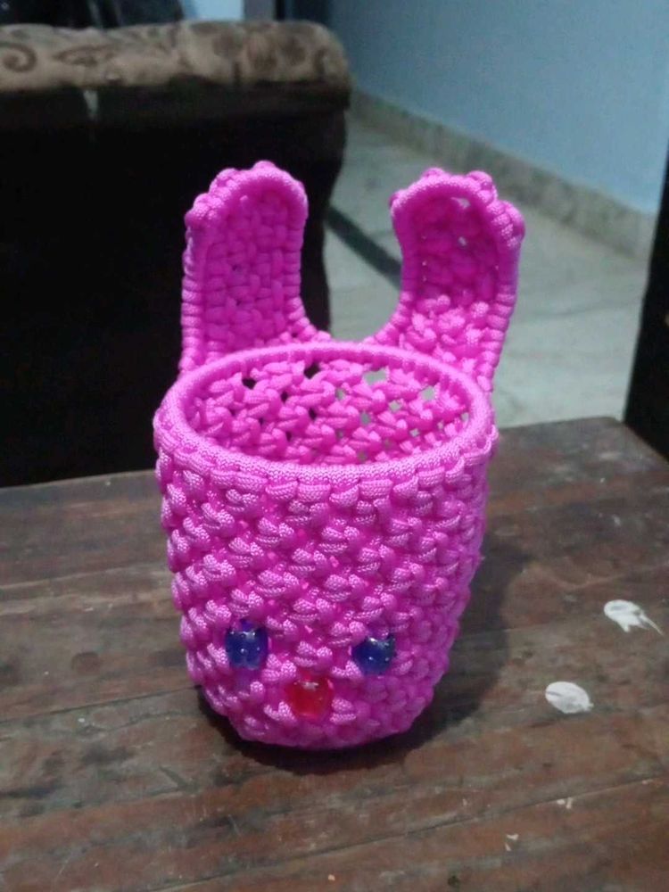 Handmade Macrame Pen Holder