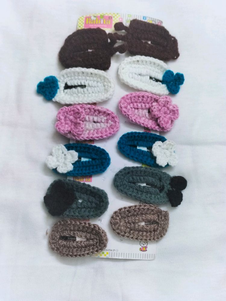 Woolen Clip Hand Mad