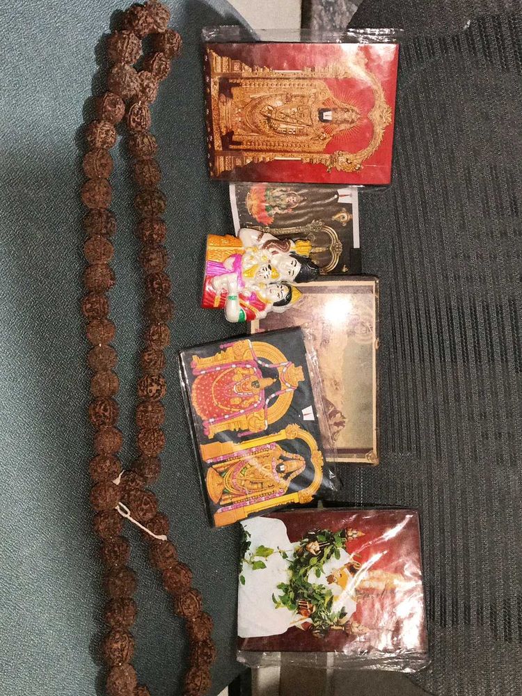 Hindu Bhagwan, God Frame..&amp; Rudraksh