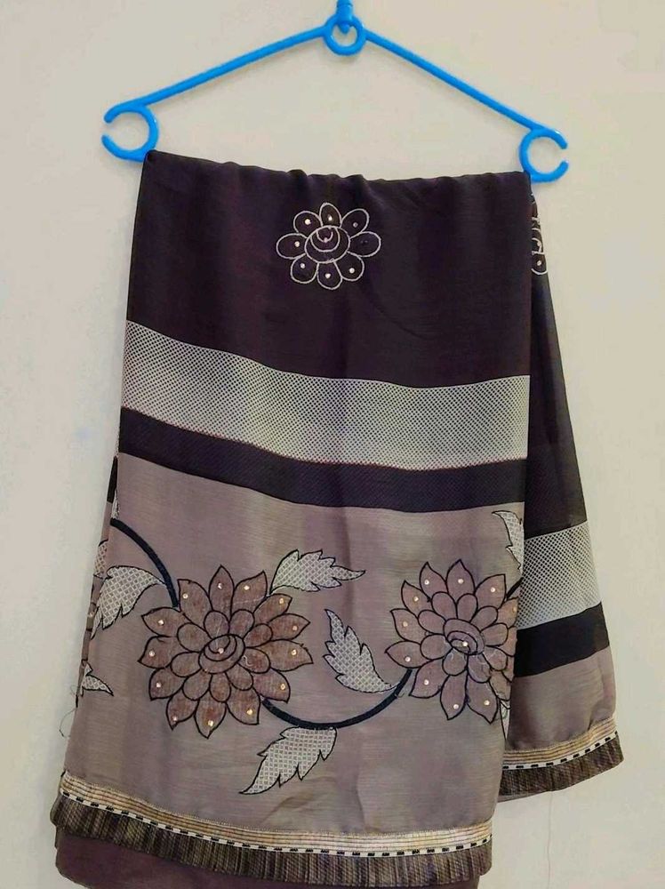 This Is A Cofee Brown Saree