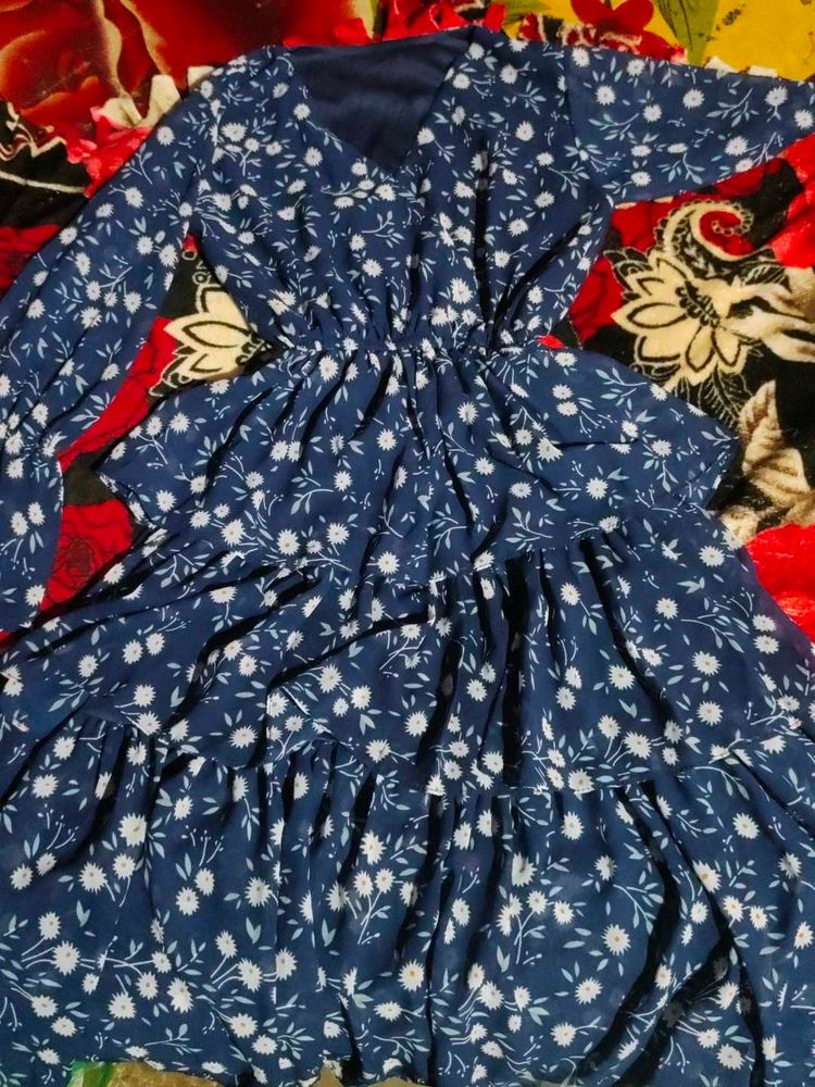 Floral Print Mini Dress