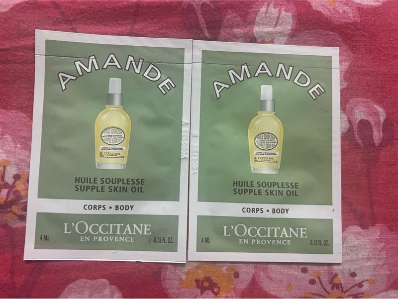 2 L&#39;occitane Almond Supple Skin Oil (8 ml)