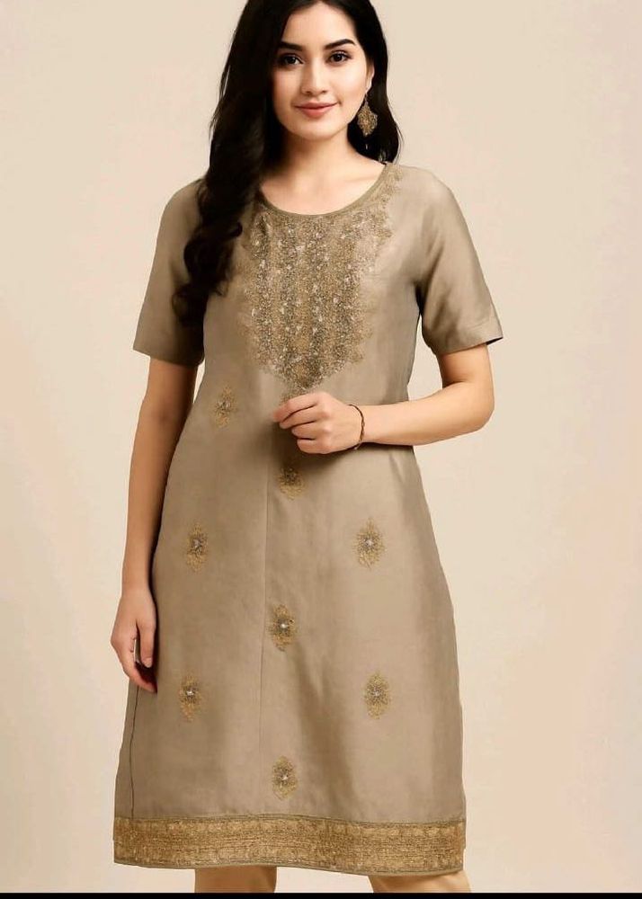 Elegant Embroidered Kurta