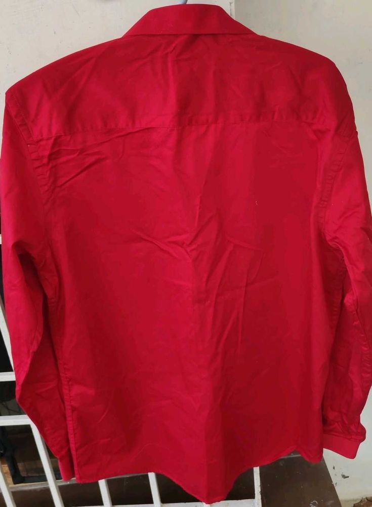 Red Casual Shirt