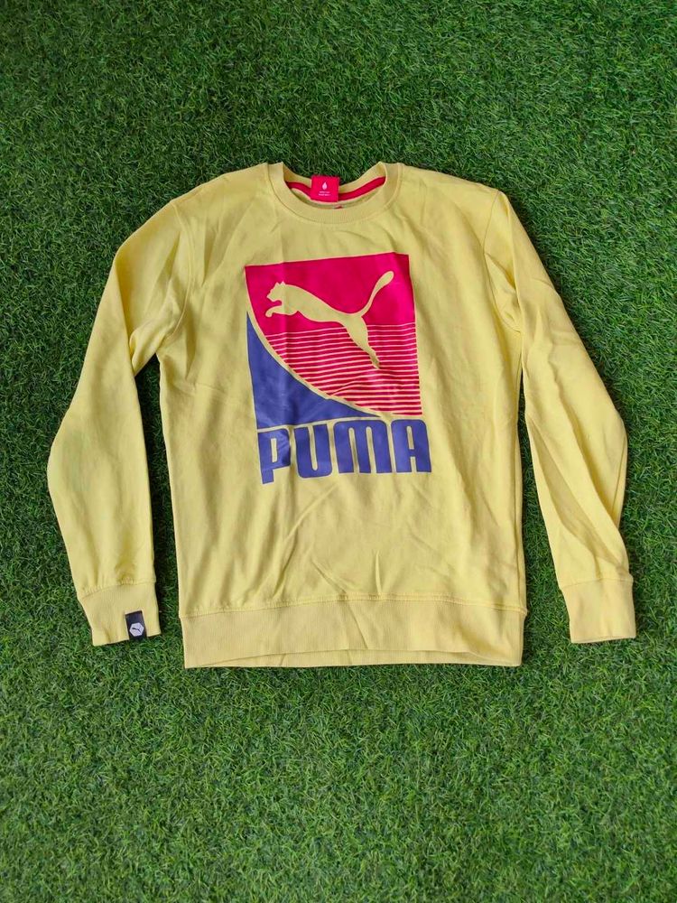 Puma Yellow Sweatshirt