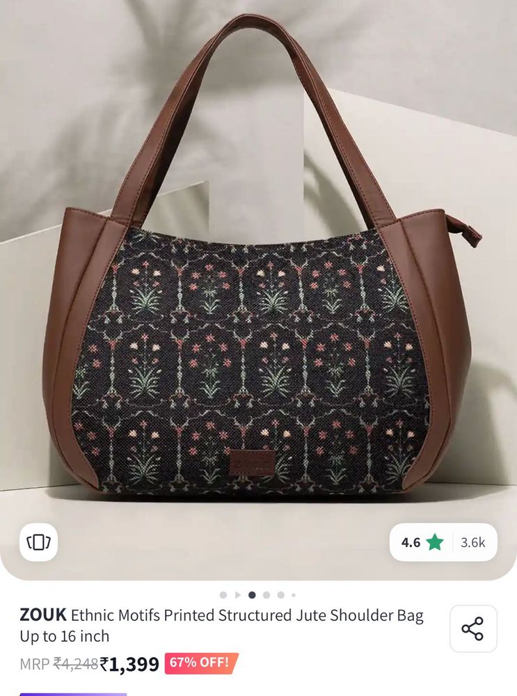 Zouk Handbag - Stylish &amp; Unique