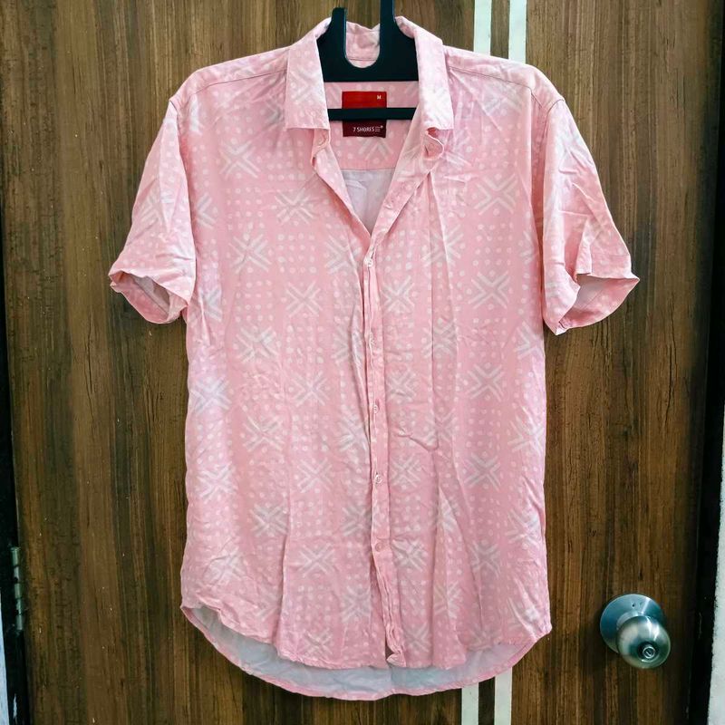 🛍️Pink Patterned Shirt ⭐⭐⭐⭐