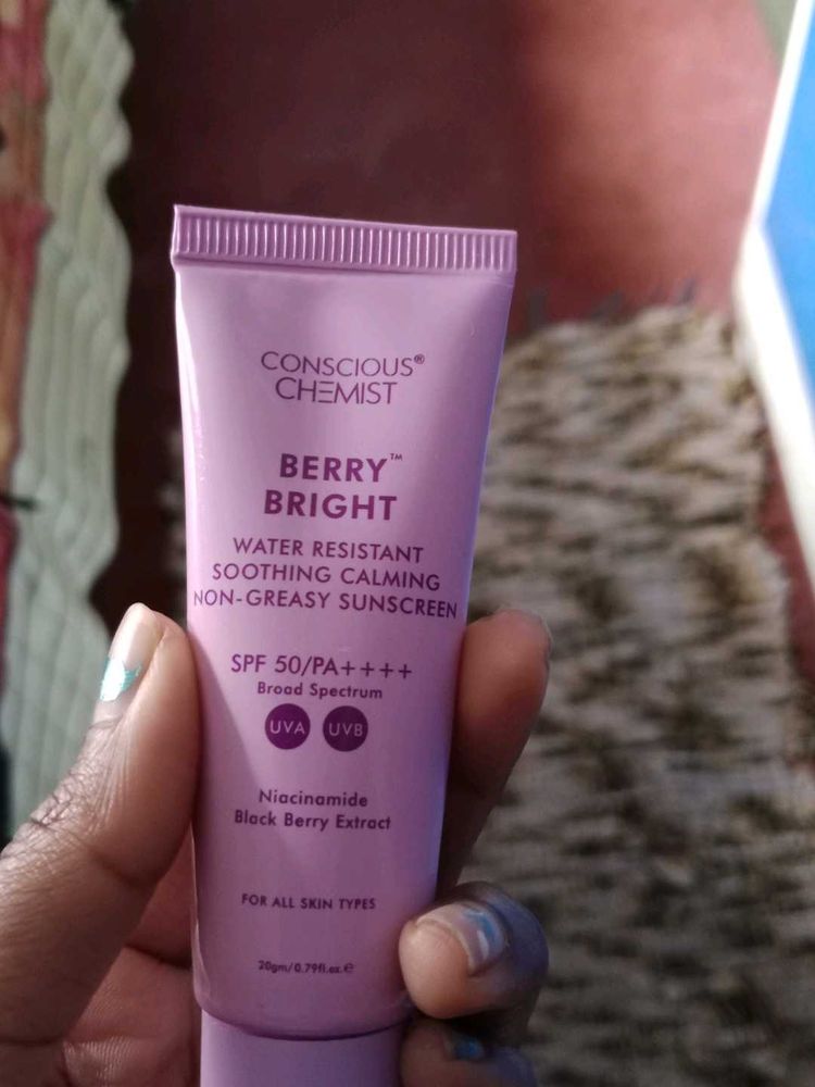 Conscious Chemist Berry Bright Sunscreen