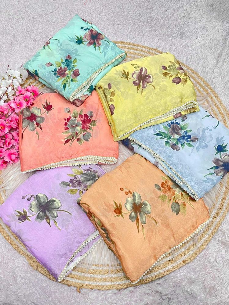 Floral Print Dupattas