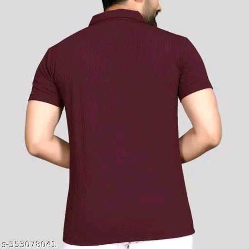 Burgundy Polo T-Shirt