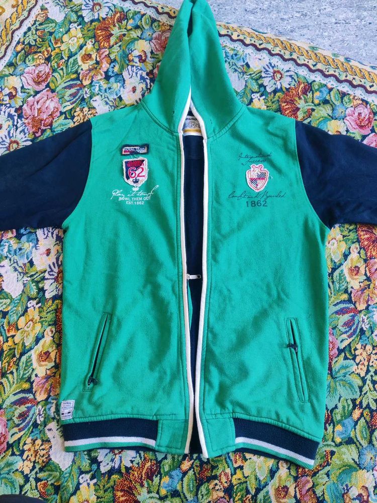 Green Embroidered Jacket