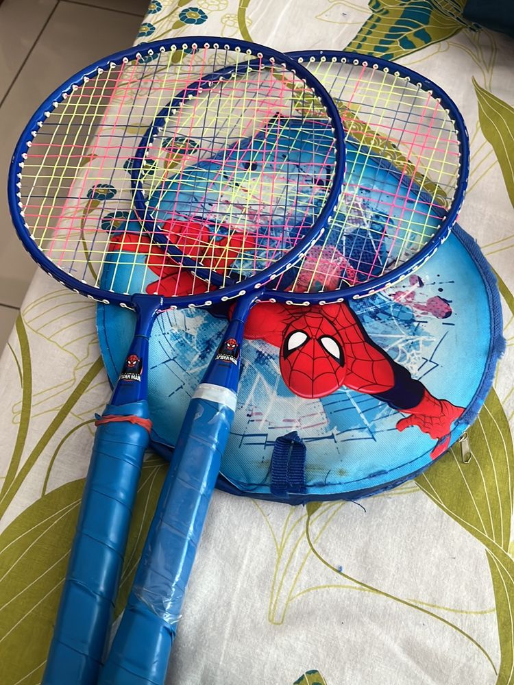 Two Badminton Kids Racket - Spider Man