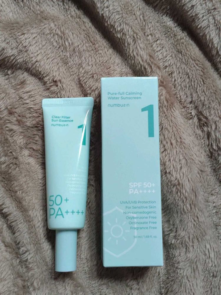 Numbuzin Pure Full Claming Water Sunscreen