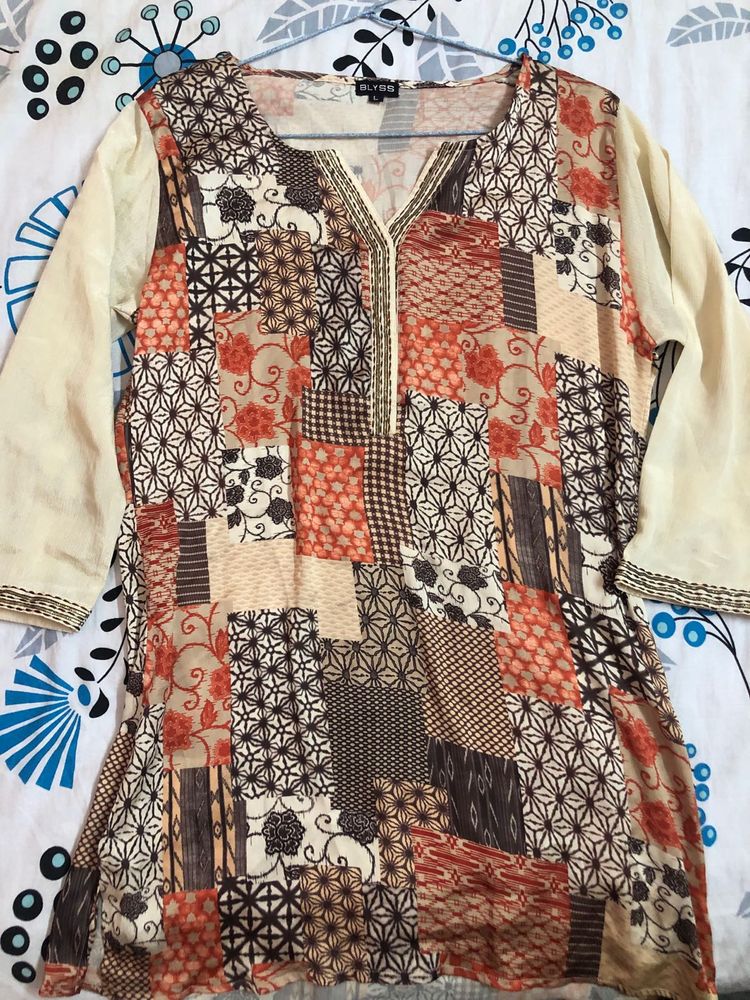 Trendy Multicolour Short Kurta