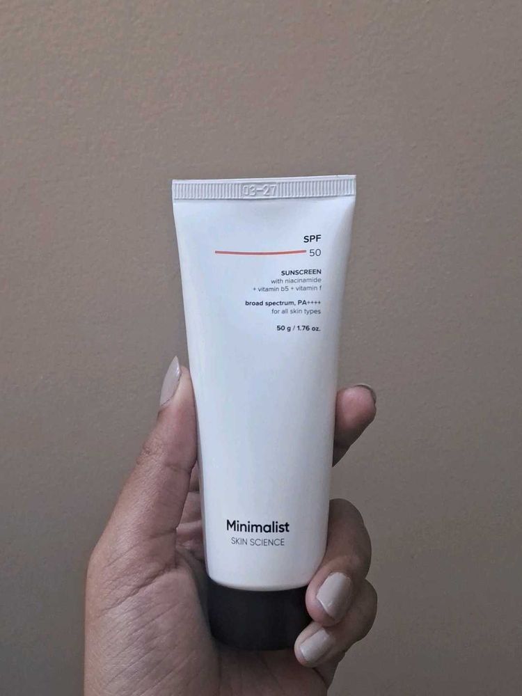 Minimalist SPF 50 Sunscreen