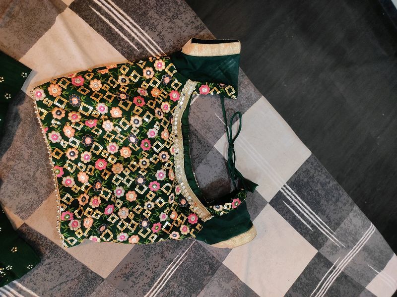 Green Lehenga Choli