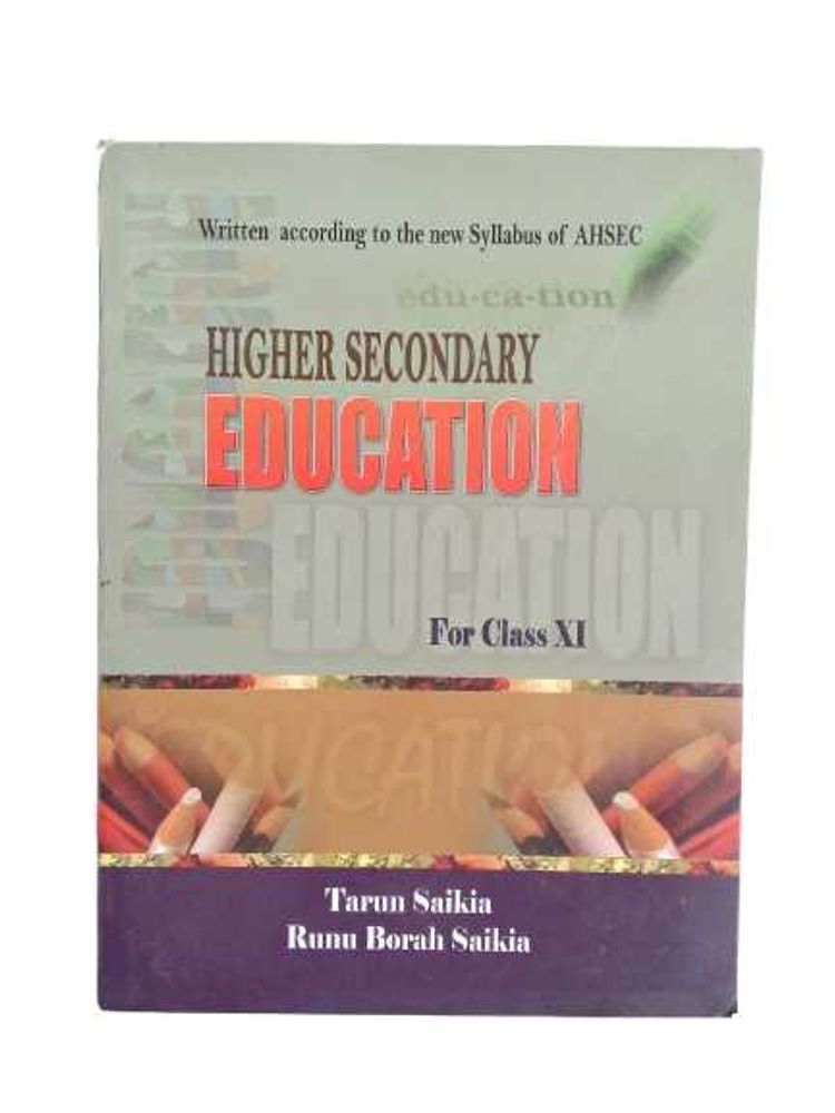H.S. Education Book