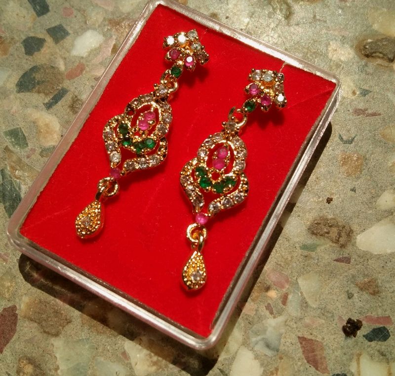 Traditional Stone Earrings