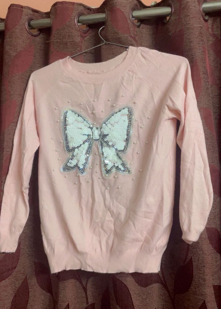 Pink Full Sleves Top