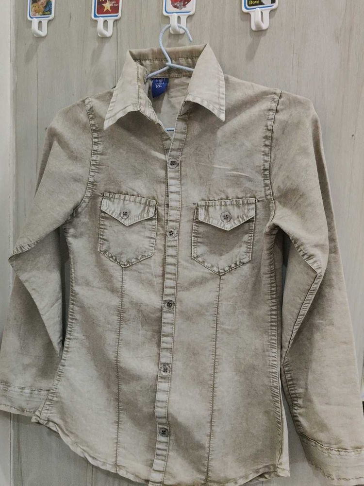 Casual Tan Shirt