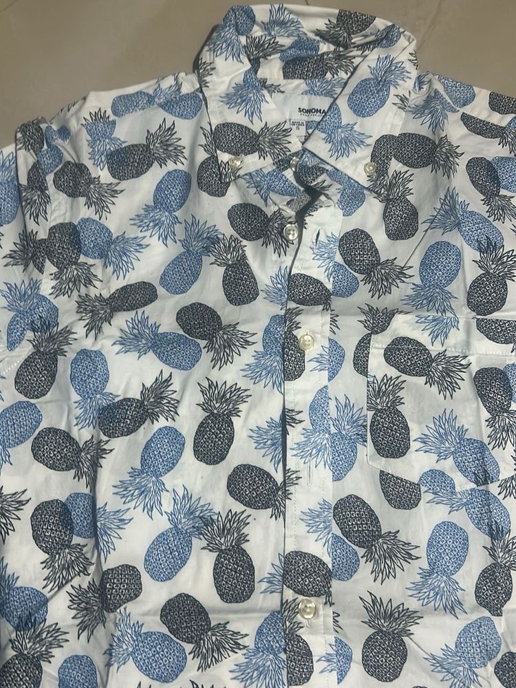 Pineapple Print Shirt-from US
