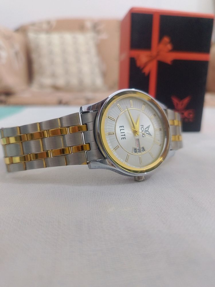 Fogg ELITE Gold &amp; Silver Watch