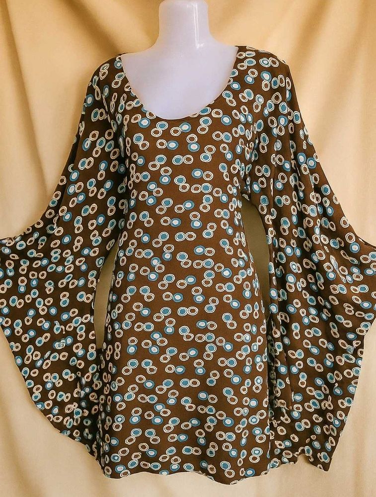 🎀 Unique Retro Bloom Bell Dress!