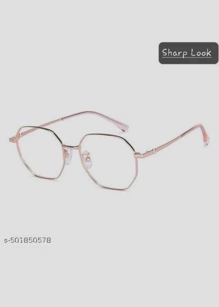 Rose Gold Geometric Glasses