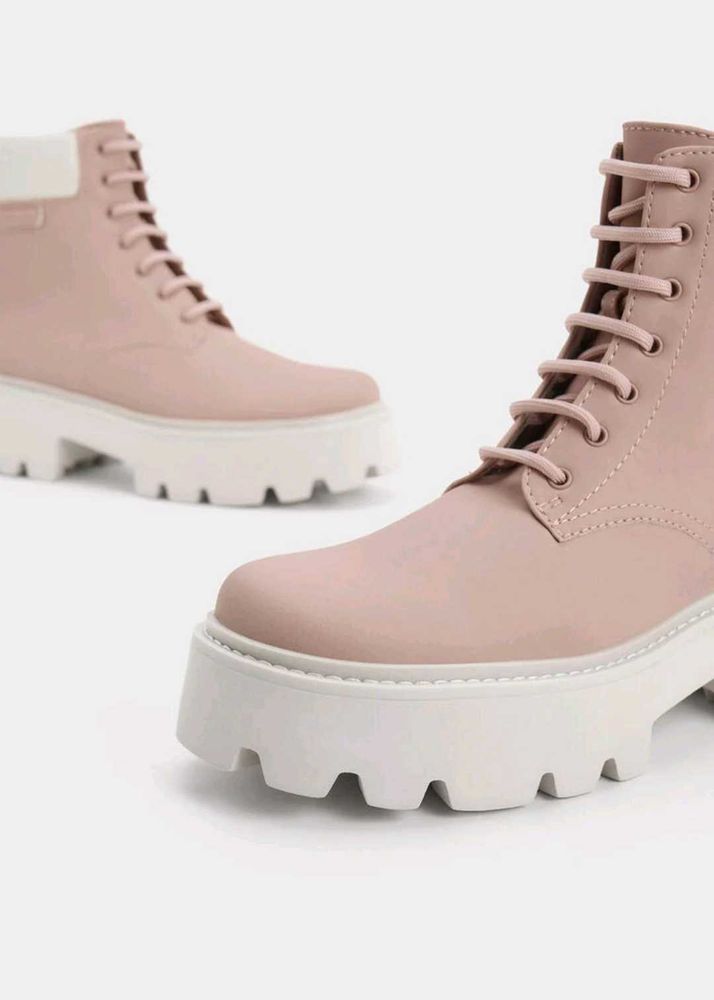 Pink Heel Boots