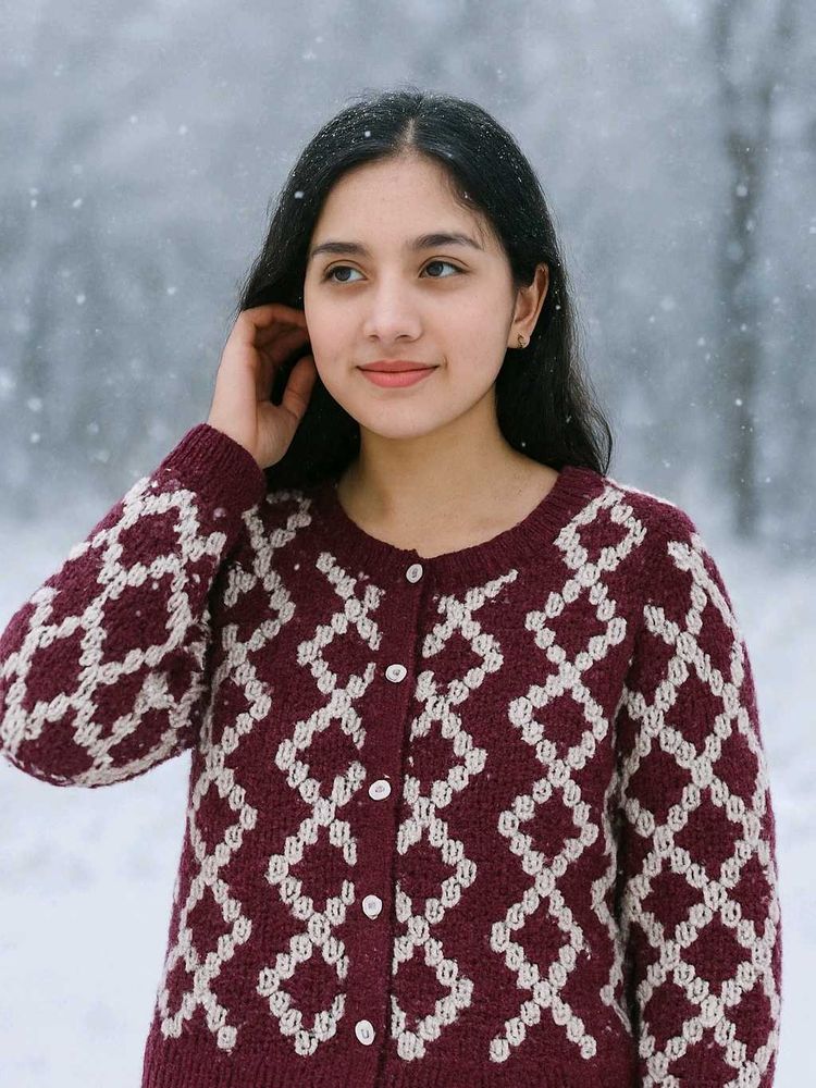 Crochet Knit Cardigan