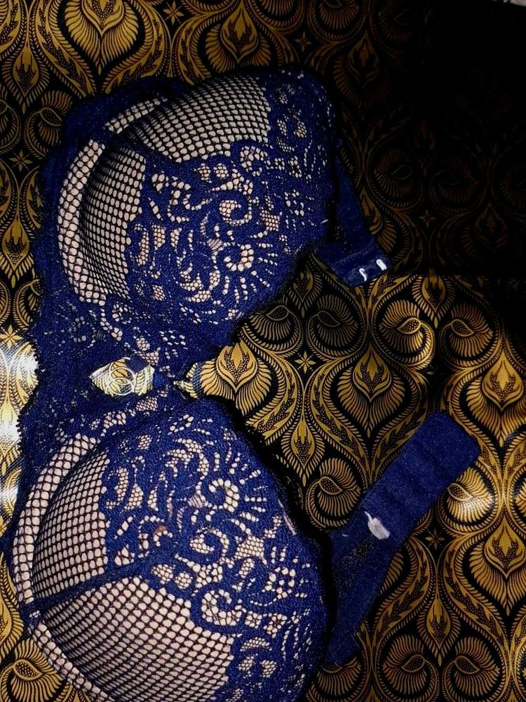 Navy Blue Printed