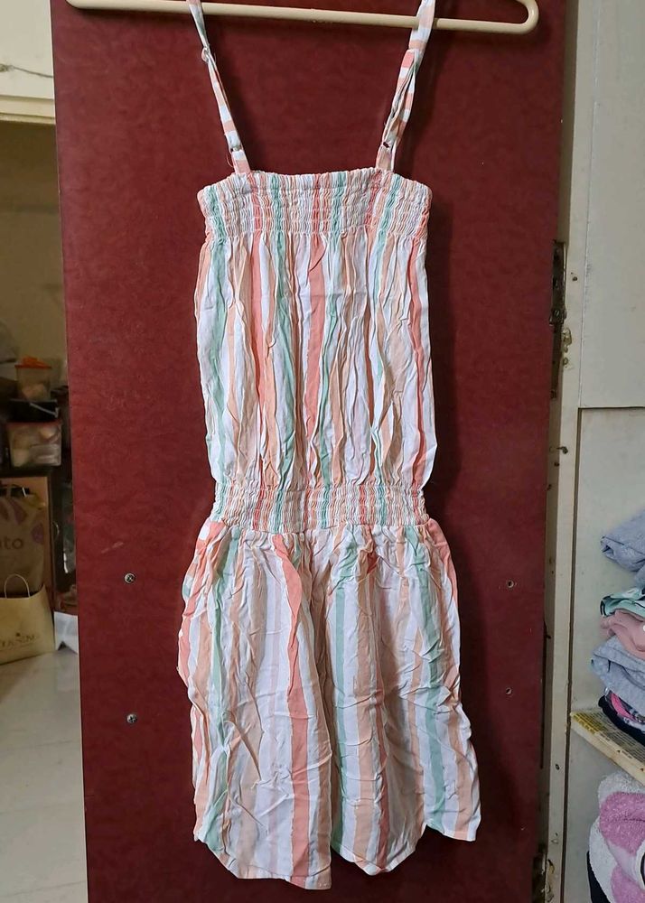 Stripped Romper