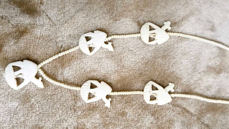 Vintage Elephant Beaded Necklace