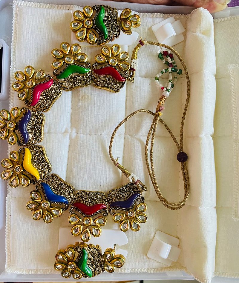 Multicolour Trendy Necklace
