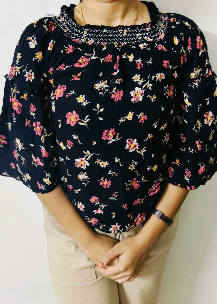 Floral Print Top