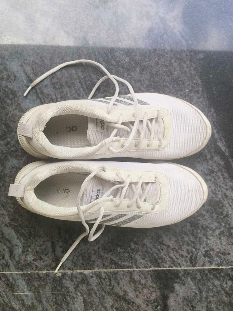 Adidas White Shoes (Not First Copies)