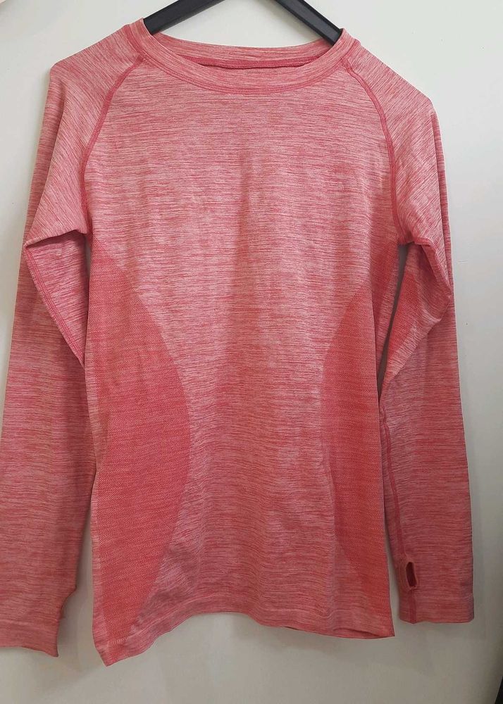 Salmon Long Sleeve Top