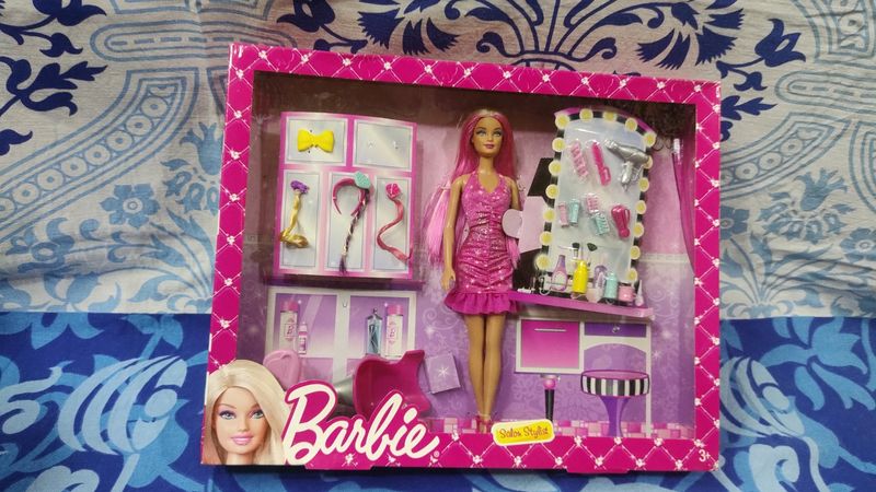 Barbie Doll As Salon Stylist 🤩😍✨💄✂️😻💇🏼💃🏼