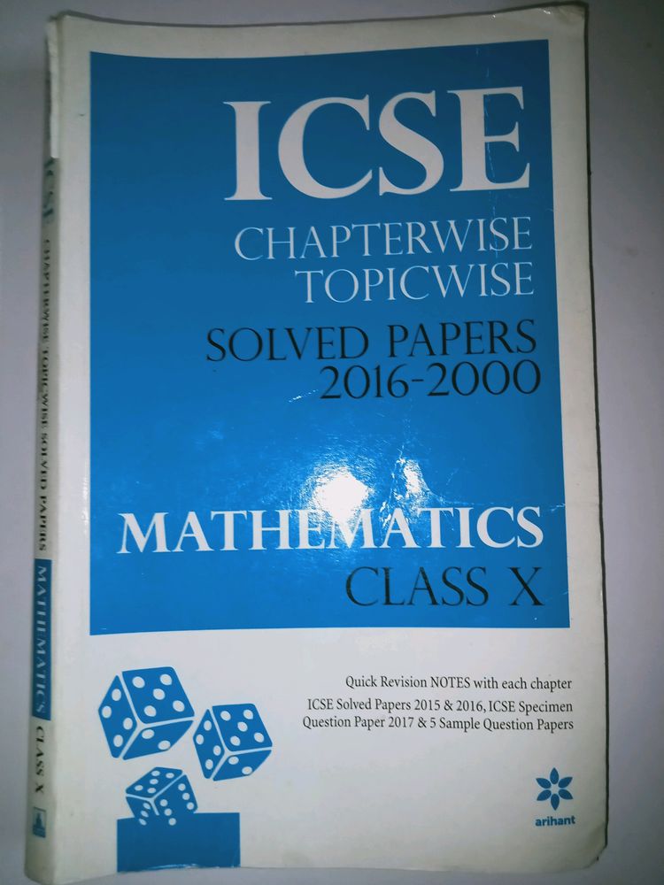 Maths 10th Icse Book Last 20 Year Question Book