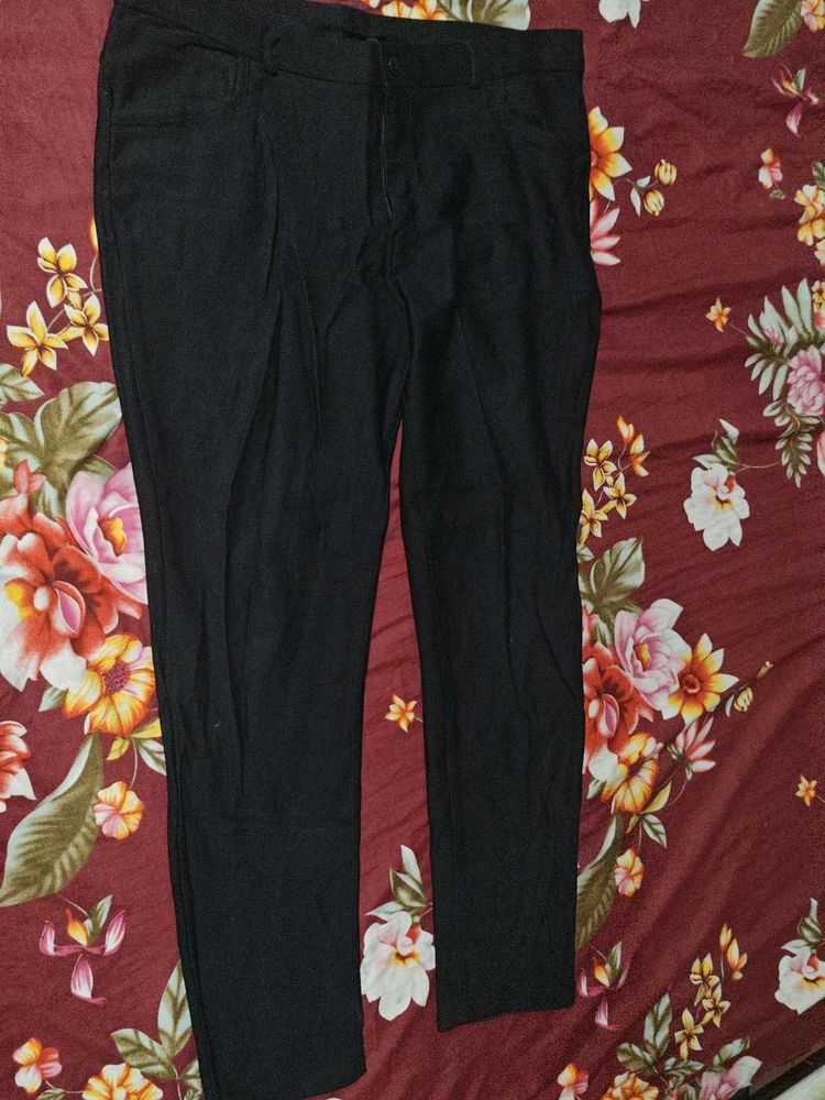 Black Straight Leg Pants