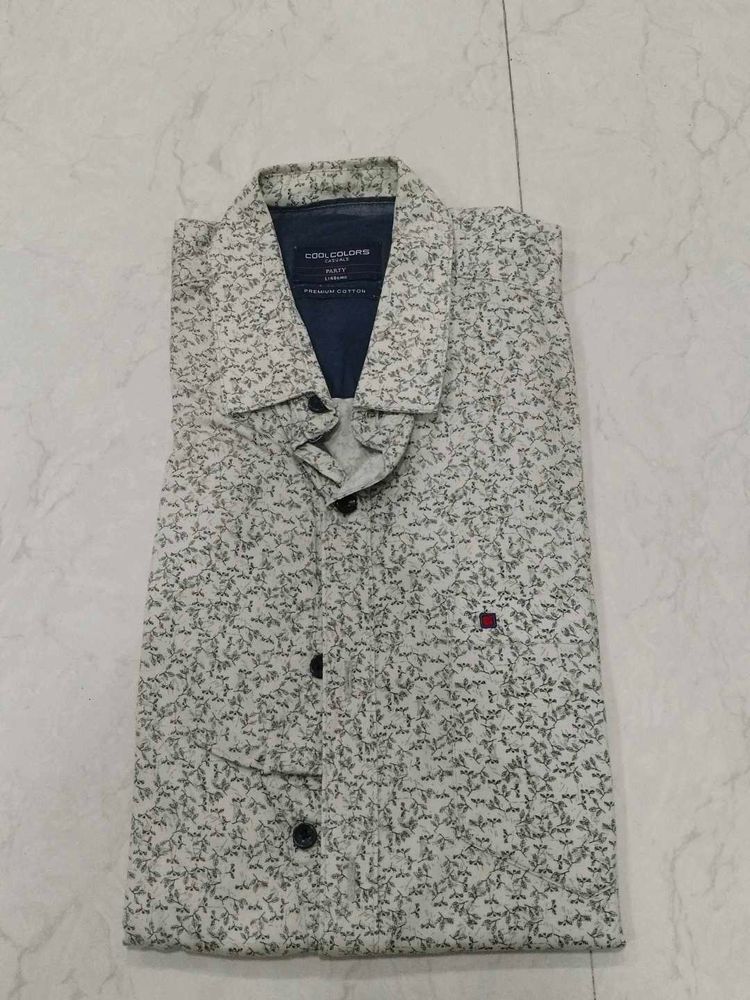 Cool Colors Floral Shirt