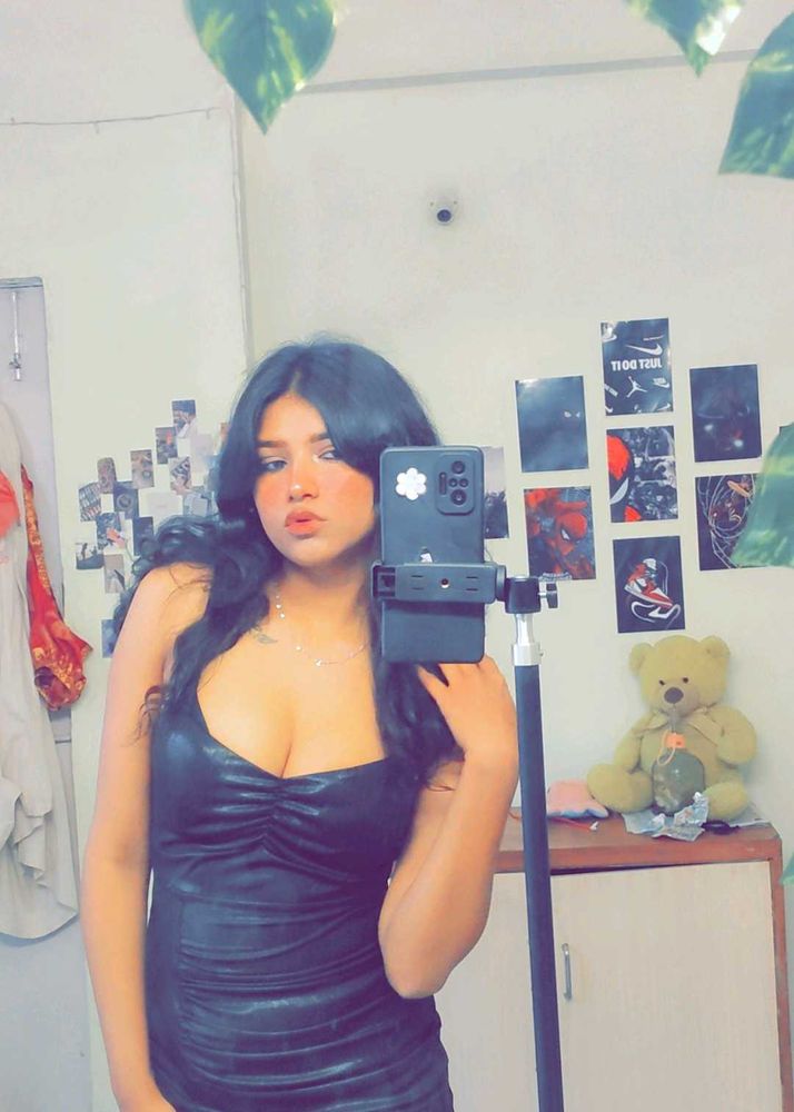 Sparkly Black Mini Dress
