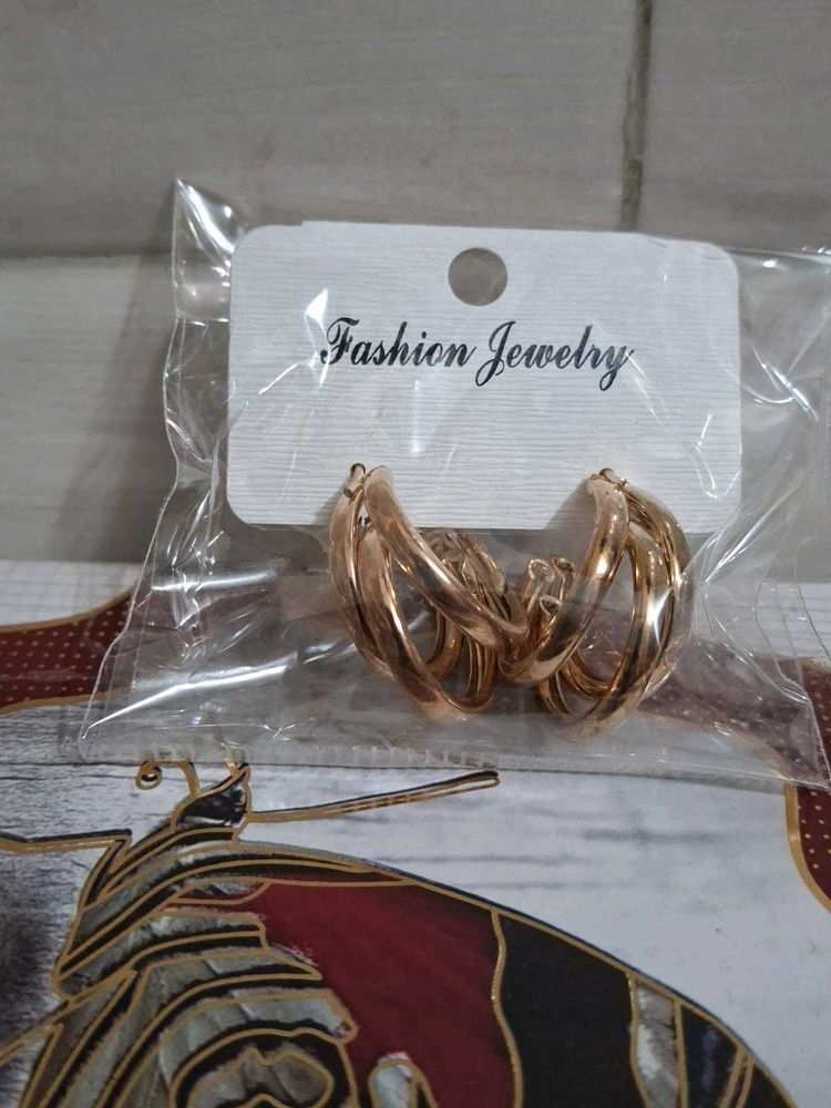 Gold Hoop Earrings