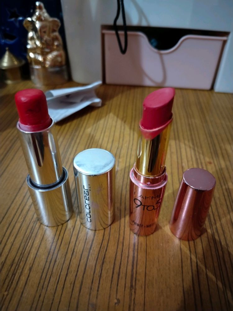 Colour Bar And Lakme Lipstick Combo