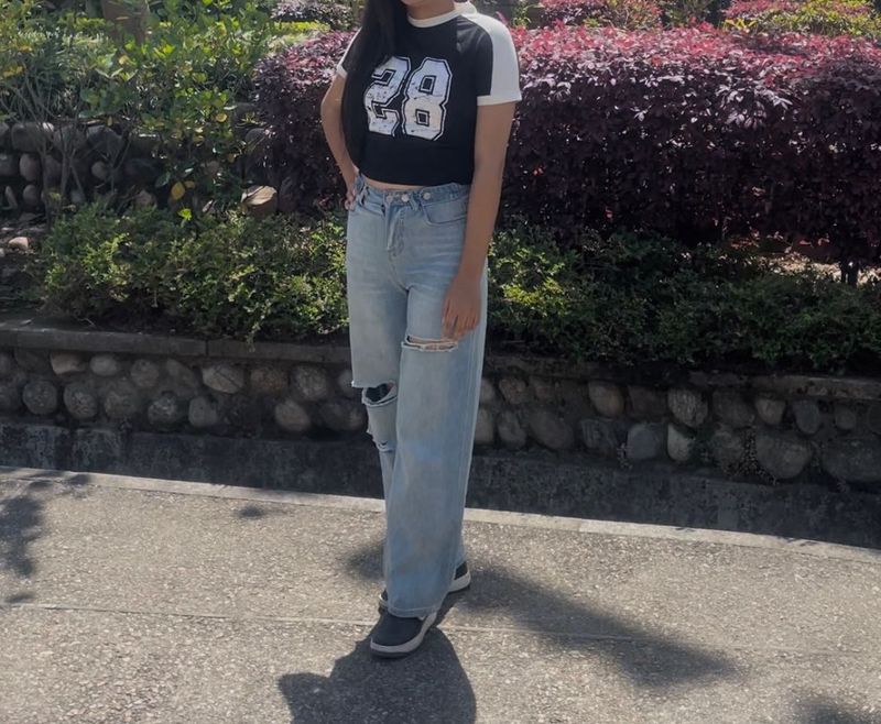 2  peice combo set jean and top