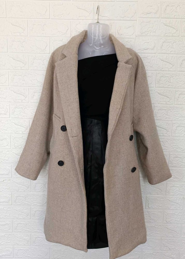 Korean Beige Overcoat