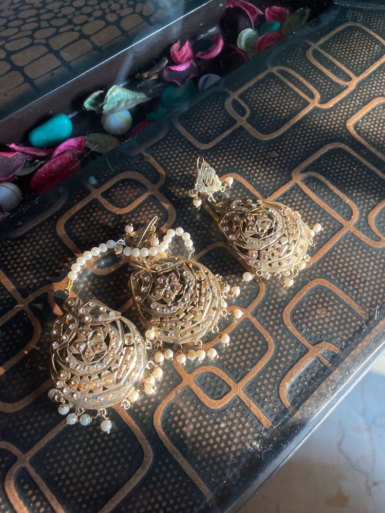 Elegant Gold-Tone Earrings