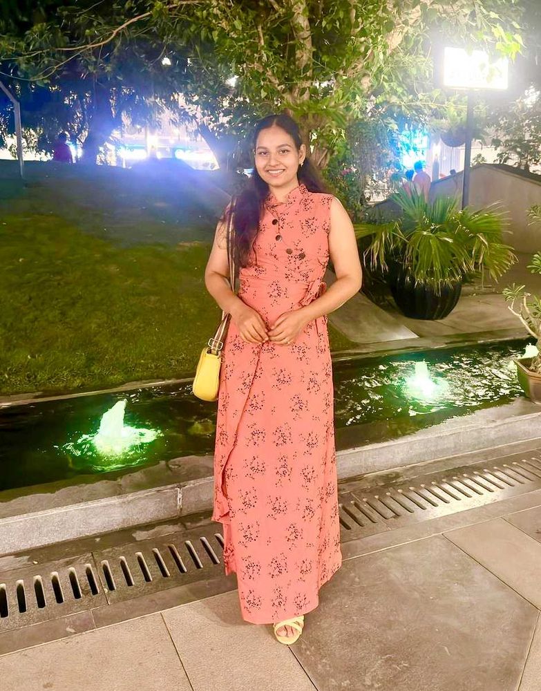 Elegant Floral Print Maxi Dress