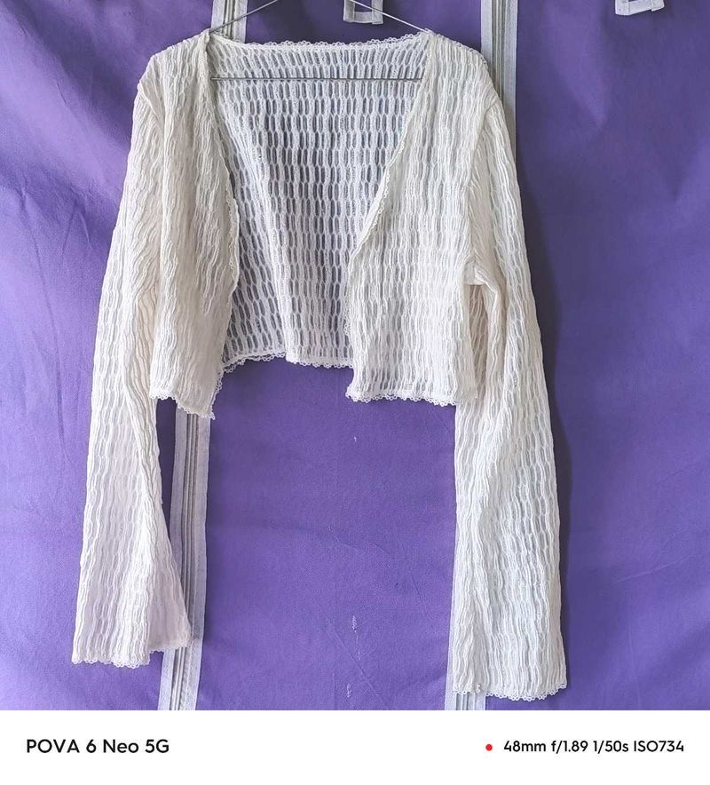 Cropped Cardigan